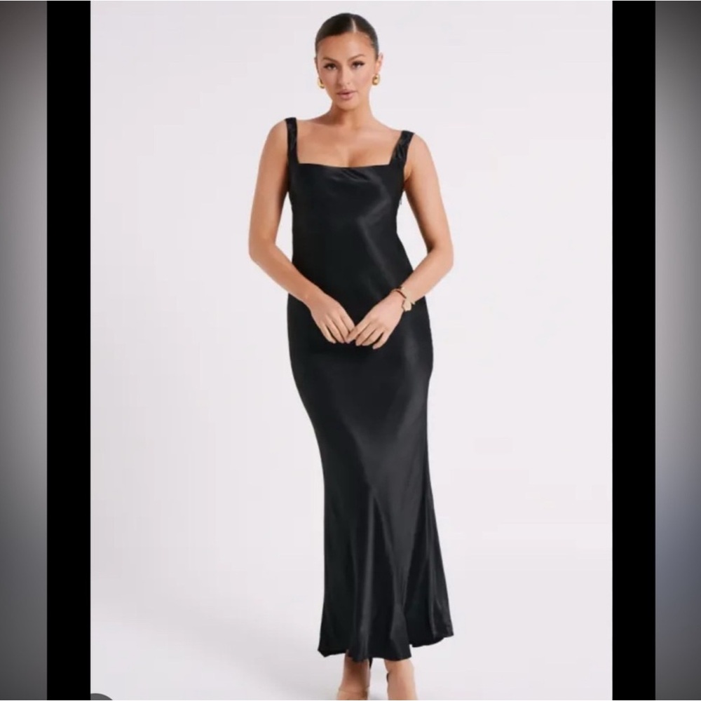 Meshki Ensley Satin Maxi Dress